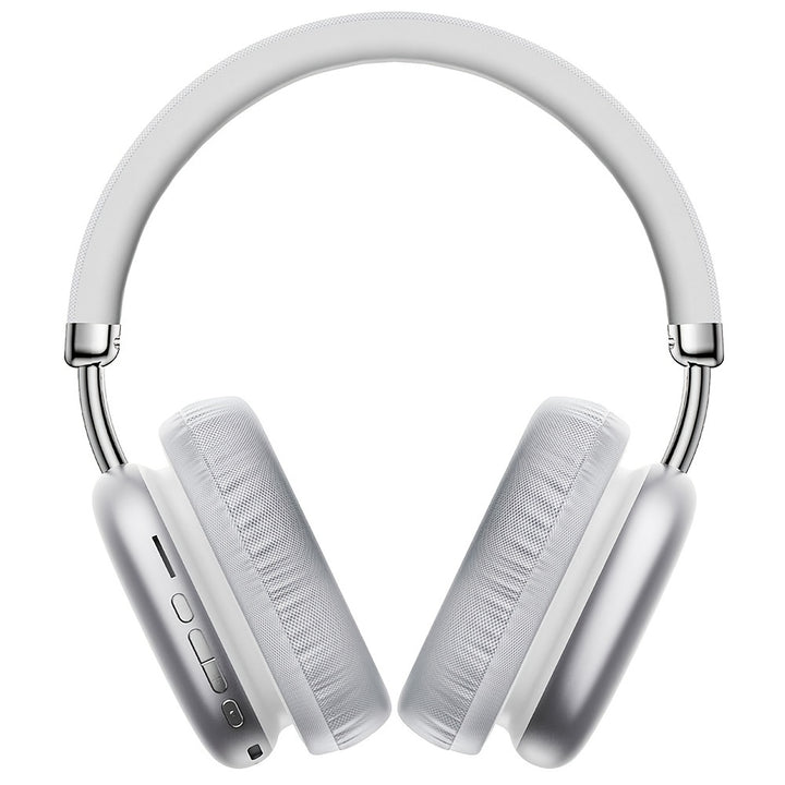 Wireless 40-Hour Rich Bass Gaming Headset - Over-Ear Design with Active Noise Cancellation, Crystal-Clear Calls & Type-C Charging - Compatible with Smartphones, Tablets, Gaming Consoles, Office Headset | Sleek Design | Soft E