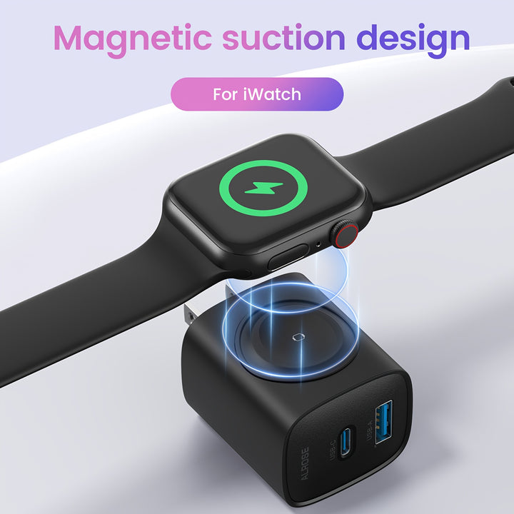 20W For Apple Watch Charger, Multiport PD Fast Charger Block Brick Cube, USB C Wall Power Adapter For IPhone 11/12/13/14/15/Pro Max, XS/XR/X, Ipad Pro