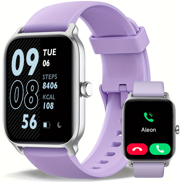 Reloj inteligente para mujeres de 1.8 pulgadas con pantalla táctil HD - Alexa incorporada, 100 modos deportivos, notificaciones de SMS, hacer/recibir llamadas, regalo para familiares/amigos 1 PC