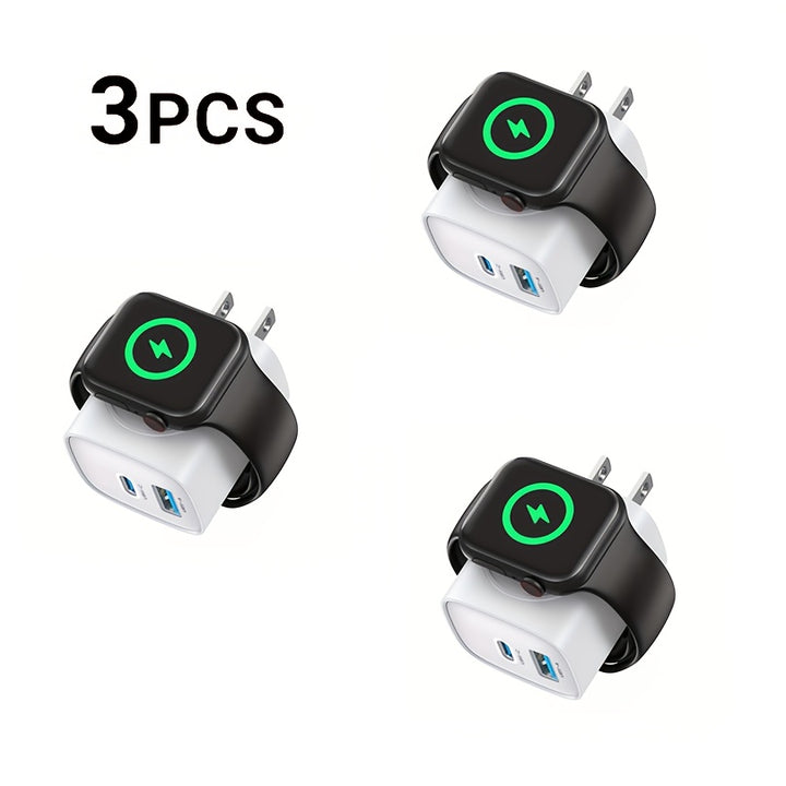 20W For Apple Watch Charger, Multiport PD Fast Charger Block Brick Cube, USB C Wall Power Adapter For IPhone 11/12/13/14/15/Pro Max, XS/XR/X, Ipad Pro