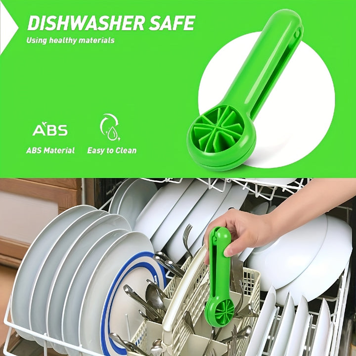 PANCERKA Portable Fruit Cutter - No Blade, Easy Grip Handle, Ergonomic Design for Safe Slicing, Dishwasher Safe, Ideal for Grapes, Cherries, Tomatoes, Strawberries, and Small Fruits, Fruit Slicing Tool | Ergonomic Handle | Du