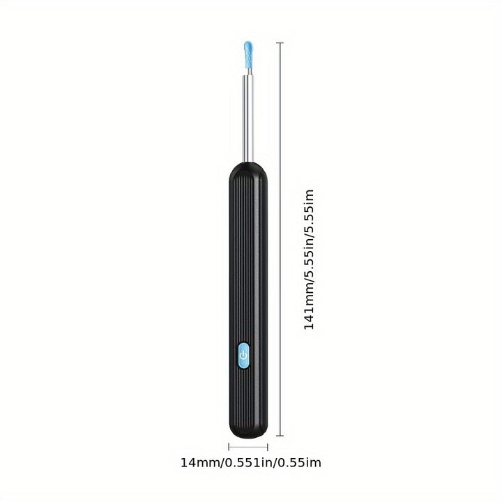 [Wi-Fi Ear Cleaner] INSKAM Wi-Fi Enabled 1080P Ear Wax Removal Tool with Camera, Ear Cleaning Kit, Rechargeable Lithium Battery, 6 Spoons, Ear Tweezers for Ear Care