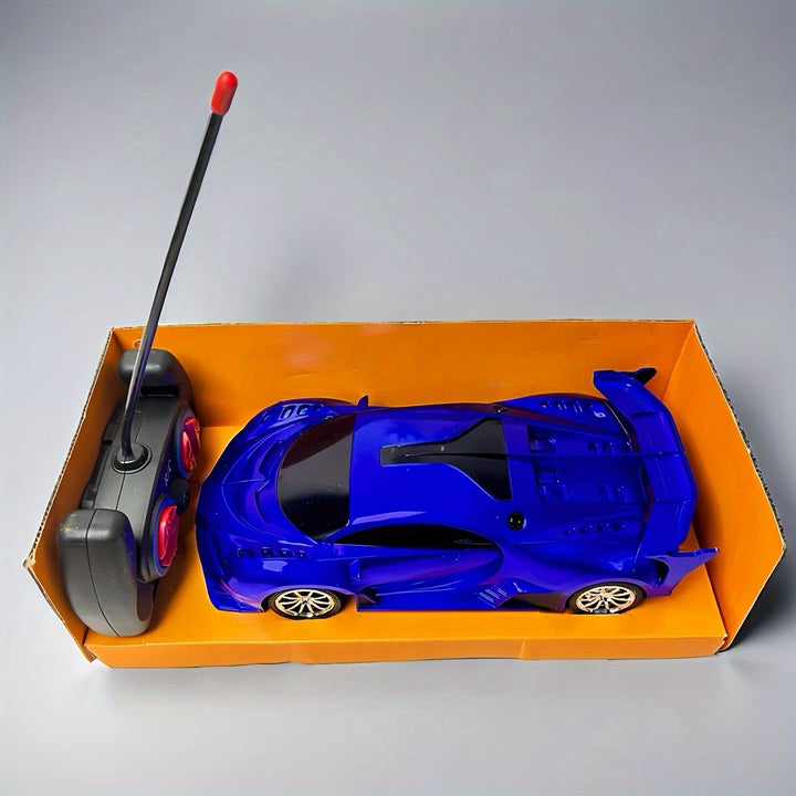 High-Speed Drift RC Racing Car with LED Lights - Remote Control, Toy in Red/Blue/Black - Ideal Holiday Gift