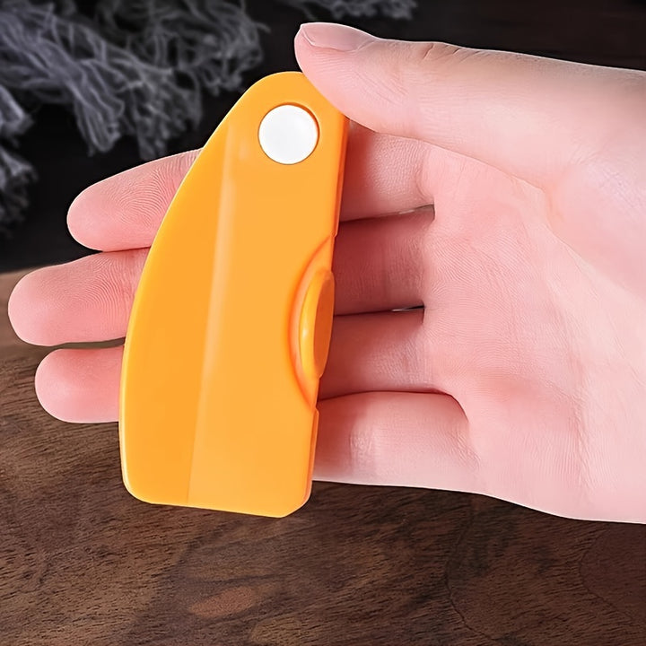 1/2pcs, Orange Peeler, Plastic Orange Peeler, Simple Lemon Peeler, Grapefruit Peeler, Creative Cutter, Orange Peeler Tool with Folding Handle, Fruit Peeler, Vegetable and Fruit Tools, Kitchen Gadgets