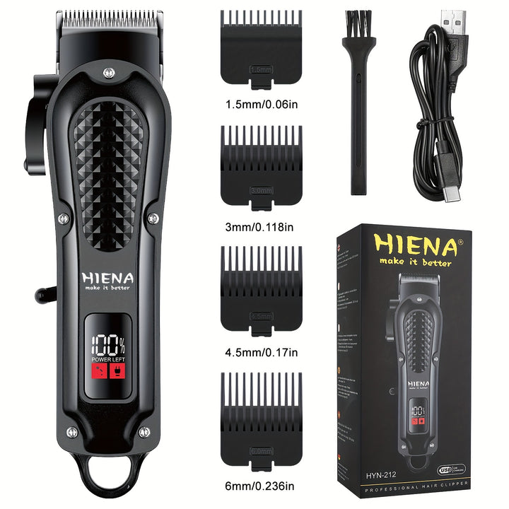 Professional Barber Hair Clipper Rechargeable Electric Cutting Machine Beard Trimmer Shaver Razor For Men Cutter