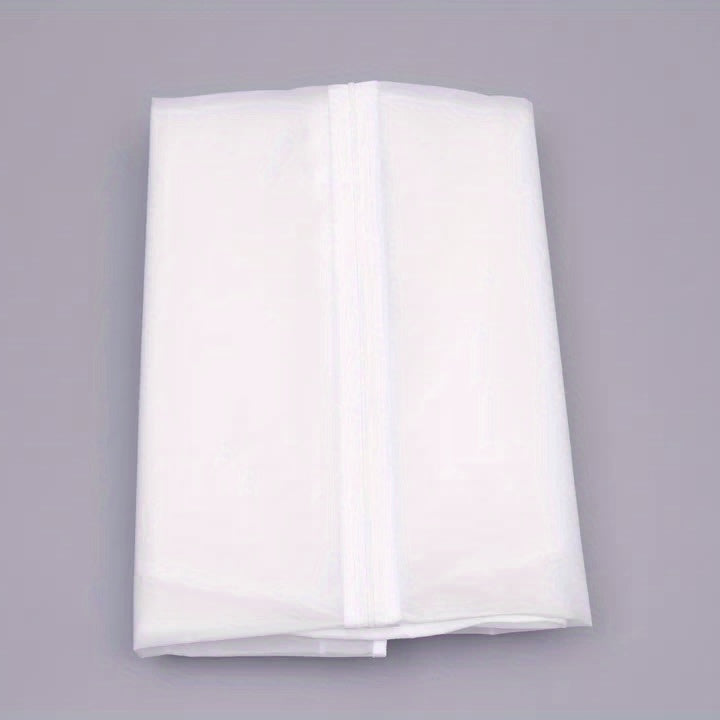 5pcs Zippered Garment Bags - Transparent PEVA Dustproof Clothing Covers with Hanging Hooks for Suits, Coats & Delicate Fabrics, Closet Organization & Travel Storage, Clothes Storage, Clear Visibility Material