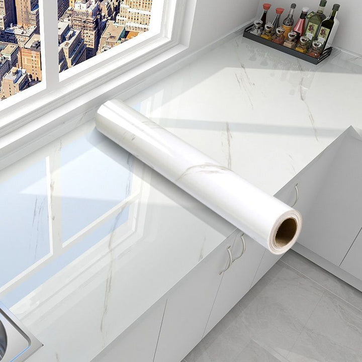 1 Roll Ultra-Thick Peel & Stick Wallpaper - Self-Adhesive, Removable, Waterproof & Oil-Proof - Ideal for Hassle-Free Kitchen & Bathroom Makeovers!