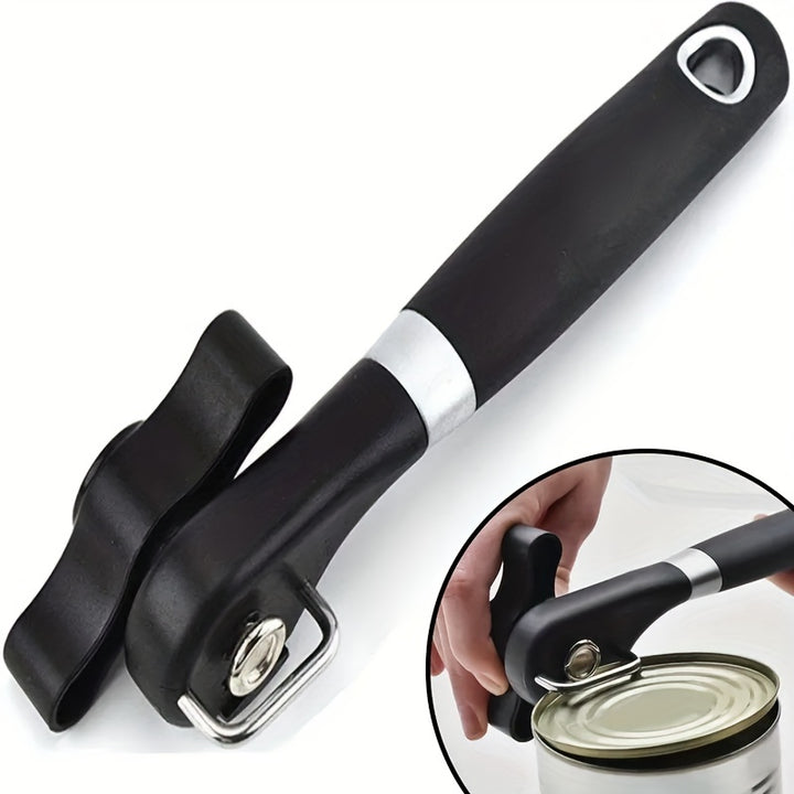 1 Pcs Stainless Steel Multifunctional Can Opener, Side Open Quick and Simple Can Knife Kitchen Gadgets