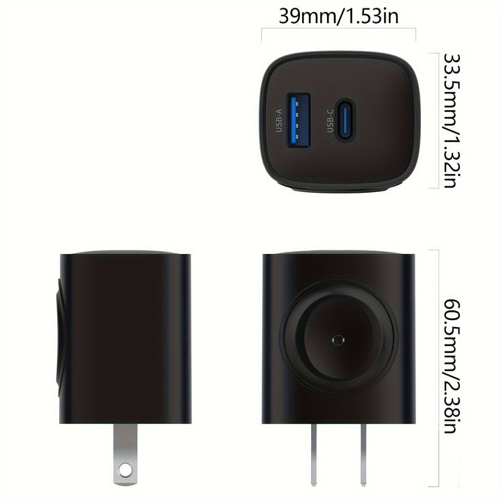 20W For Apple Watch Charger, Multiport PD Fast Charger Block Brick Cube, USB C Wall Power Adapter For IPhone 11/12/13/14/15/Pro Max, XS/XR/X, Ipad Pro