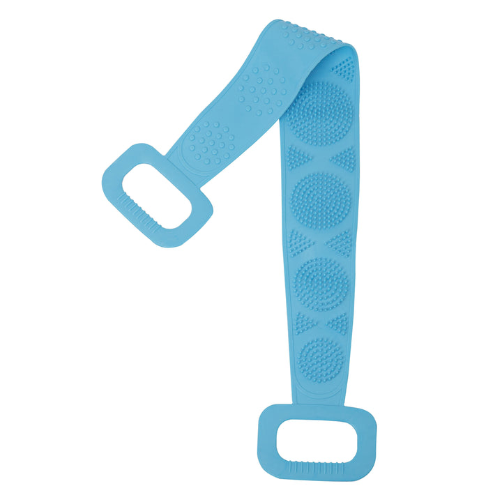 Silicone Body Scrubber Bath Brush, Exfoliating Shower Brush Bath Belt With Extra Long Strip And Handle For Easy Back Exfoliating, Rubbing Mud & Ash From Body Back, Skin-friendly, Soft And Comfortable