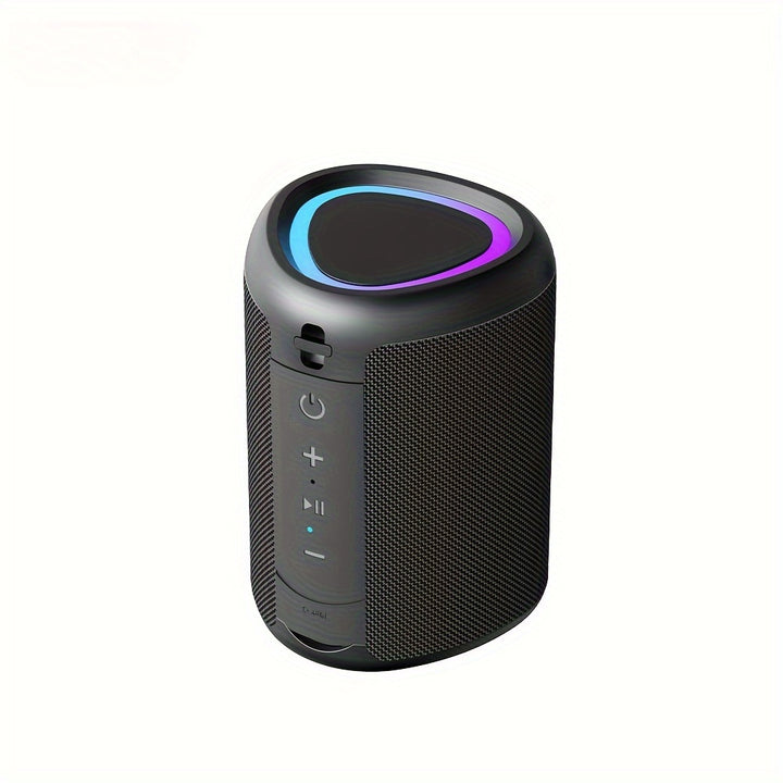 Portable Wireless Speaker Outdoor Speakers with Lights, Powerful Crystal Clear Sound, All Day Playtime, AUX&TF-Card Input, BT 5.3, TWS Paring Speaker, Small Wireless Speaker for Outdoor, Gift Ideas