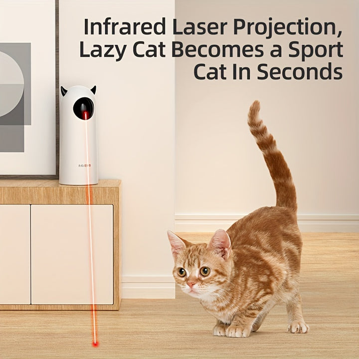 [Laser Light Interactive Pet Toy] Automatic Laser Light Pet Toy - Interactive, Smart For Cats, No Battery Included