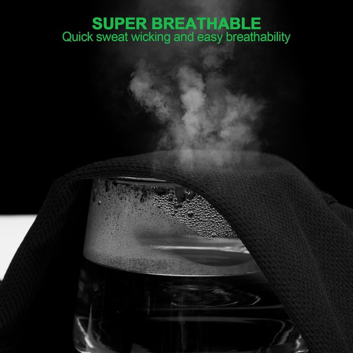 Breathable 3pcs Balaclava Ski Mask, Full Face Cover, Knit Fabric, Acrylic 88%, Polyester 12%, Hand Washable, for Outdoor Sports