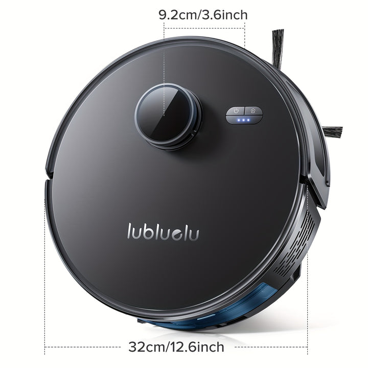 Lubluelu L15 3-in-1 Robot Vacuum & Mop Combo - 5000Pa Suction, Auto-Charging, 5 Floor Maps, 30 No-Go Zones, WiFi/App Control, Ideal for Pet Hair & Hard Floors