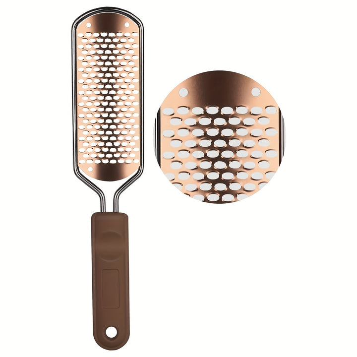 For Pedicure And Dead Skin Removal Metal Foot Scrubber - Callus Remover And Shaver For Feet Rasp