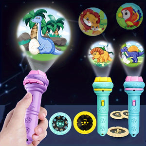 [Fun Educational] Flashlight Projector | 32 Patterns | Educational Toy for Bedtime | Winter