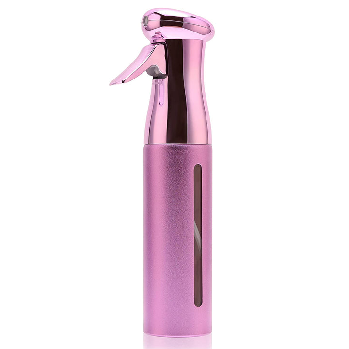1pcs 300ml Electroplating Continuous Spray Bottle Automatic High-pressure Spray Bottle Hairdressing Alcohol Disinfection Spray Bottle
