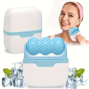 Ice Roller Is Suitable For Facial, Eye, And Female Gift Creativity, Firming Skin Tone, Reducing Wrinkles, Massaging Puffiness Under The Eyes, Relieving Fatigue, Double-sided