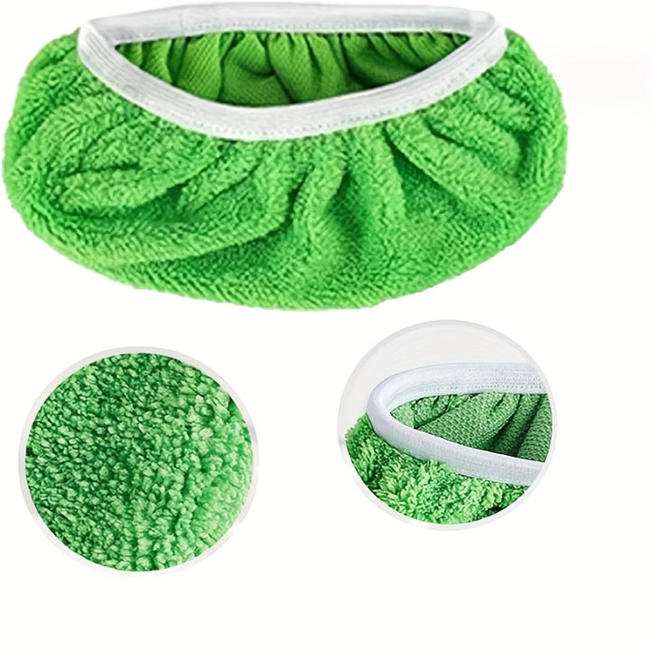 [Highly Absorbent Microfiber Mop Pads] Reusable Microfiber Mop Pads, Washable and Durable Flat Floor Cloths, Highly Absorbent for Wet and Dry Cleaning, Easy to Clean, with Compatible for Standard Mops (Excluding Mop)