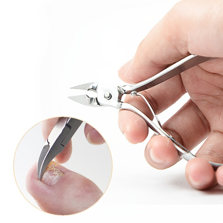 Durable Stainless Steel Cuticle Nipper for Manicure and Pedicure - Perfect for Cuticle Removal and Fingernail and Toenail Health