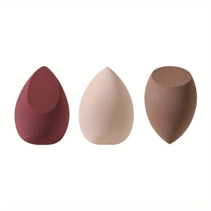 3 PCS Makeup Sponge Set Professional Beauty Sponge Blender Makeup Foundation Blending Cosmetic Makeup Puff For Powder Cream