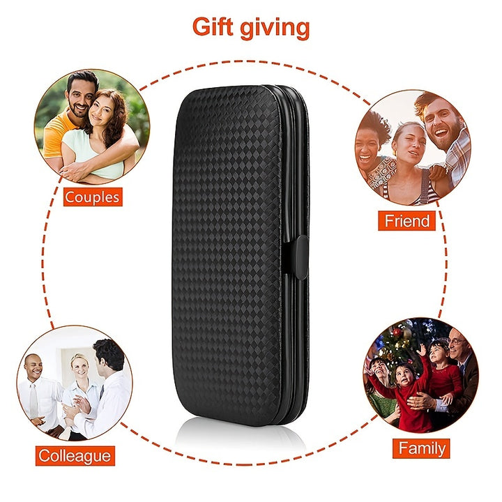 Nail Clippers And Men Grooming Kit, Men Accessories Set 7 In 1, Travel Manicure Set, Nail Care Kit