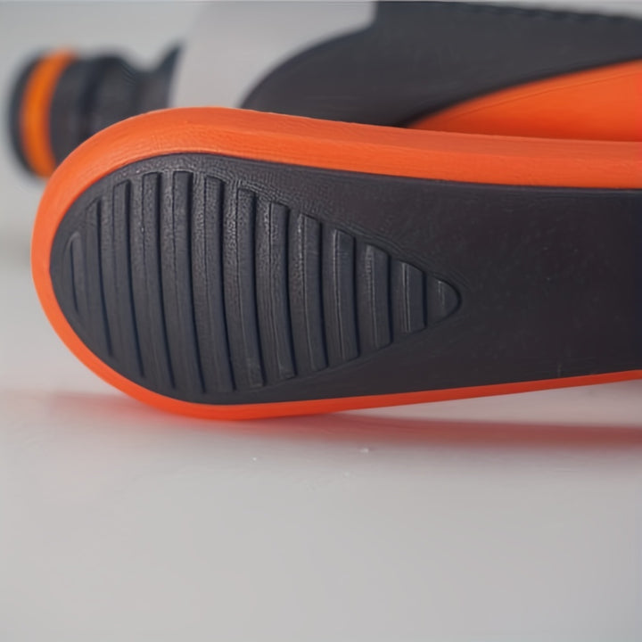 High-Pressure Garden Spray Gun for Outdoor Watering - Adjustable Nozzle, Lightweight Plastic Design, Thread Standard, Orange & Black Handles for Easy Grip