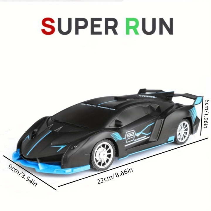 High-Speed Drift RC Racing Car with LED Lights - Remote Control, Toy in Red/Blue/Black - Ideal Holiday Gift