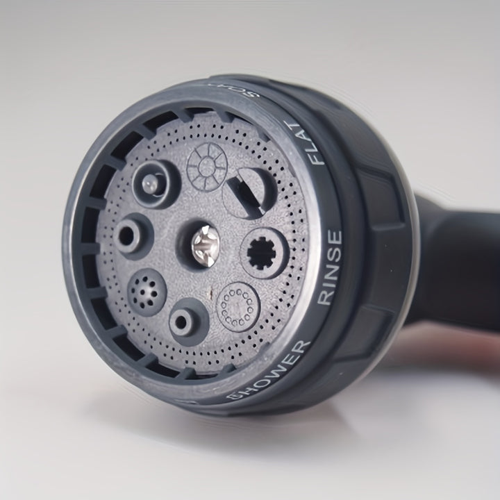 High-Pressure Garden Spray Gun for Outdoor Watering - Adjustable Nozzle, Lightweight Plastic Design, Thread Standard, Orange & Black Handles for Easy Grip