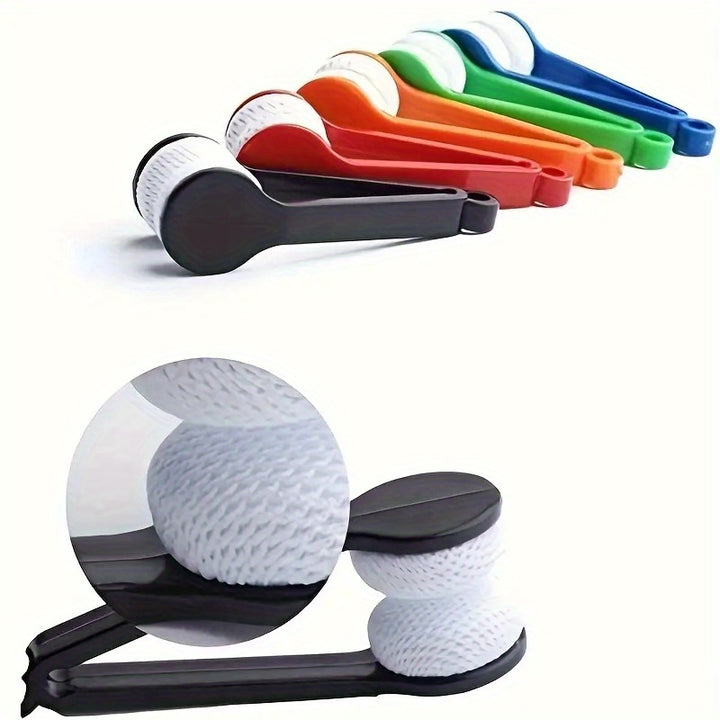 3/6/9pcs Premium Glasses Cleaning Travel Case with Microfiber Cloth And Double-Sided Brush, Say Goodbye to Stains, Ideal Glasses Gift (Random Colors)