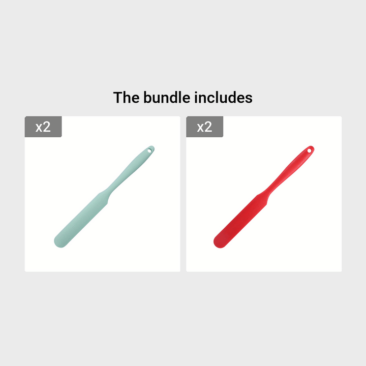 1pc, Silicone Jar Spatula, Non-Stick Icing Spatula, Food Grade Silicone, Heat Resistant, Baking Tools, Kitchen Gadgets, Kitchen Accessories