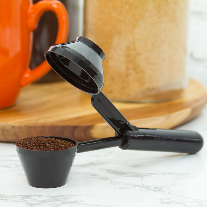 Coffee Scooper & Funnel for Reusable K Cup Refillable Coffee Pods, 2 Tablespoon Capacity