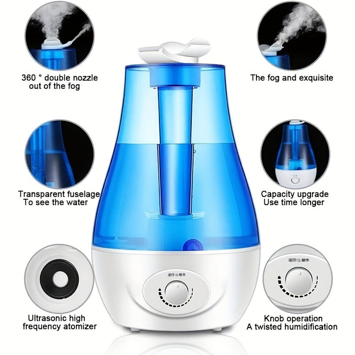 [Quiet Humidifier] Quiet Large Capacity Humidifier | USB Powered | Home and Bedroom | Ideal for Pregnant Women and Youngsters | Suitable for All Seasons