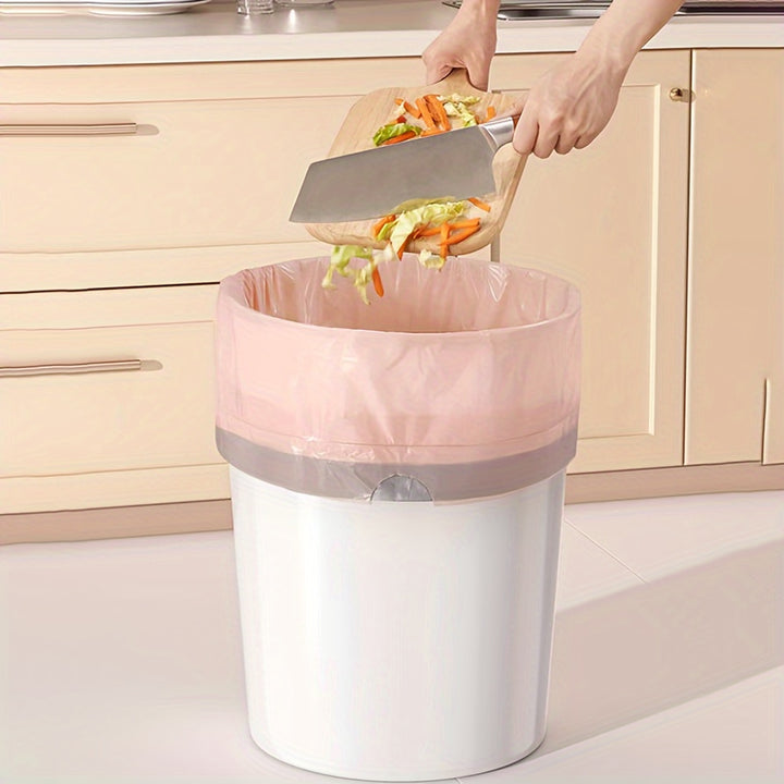 Extra Thick & Durable Polyethylene 1 Pack Drawstring Trash Bags - Multipurpose Disposable Garbage Bags - For Living Room, Bedroom, Bathroom, Toilet, Kitchen Portable Waste Bags for Home Use