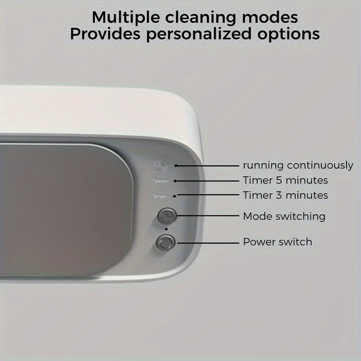 Versatile Cleaning Wizard - Ultra-Portable, 360° Deep Clean, Rechargeable & USB-Powered, High-Frequency Vibration Technology - Effortlessly Revitalizes Jewelry, Glasses, Watches & More