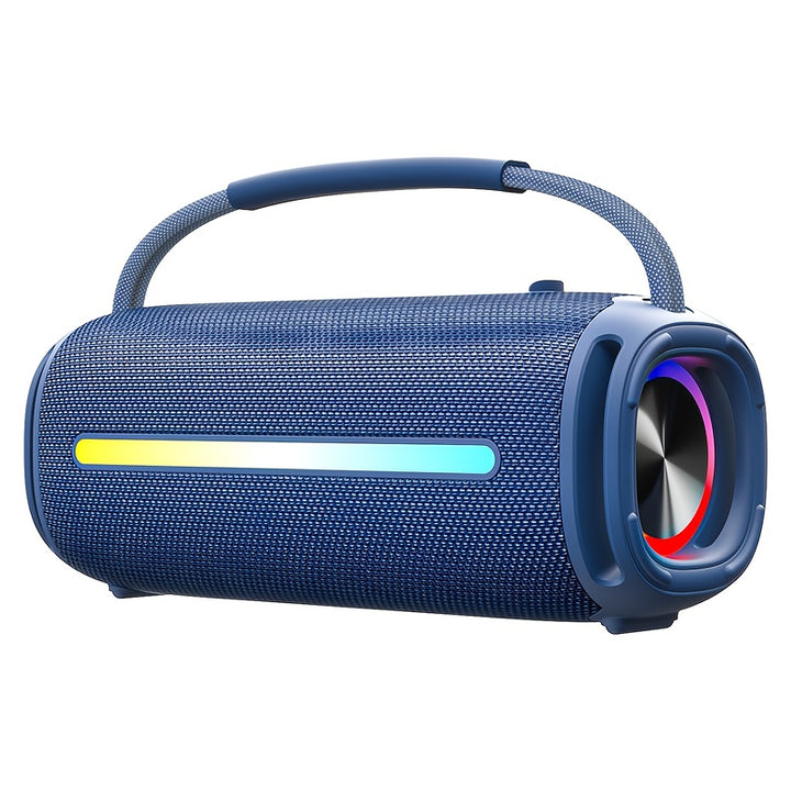 Caixa de Som Sem Fio Portátil 50W -, Bateria de Longa Duração 4000mAh, Sem Fio, Som Poderoso com Subwoofer, Suporta Cartões USB/TF, Rádio FM - Ideal para Festas ao Ar Livre, Camping, Casa, Praia, Viagem | Disponível em Azul, Preto, Cam