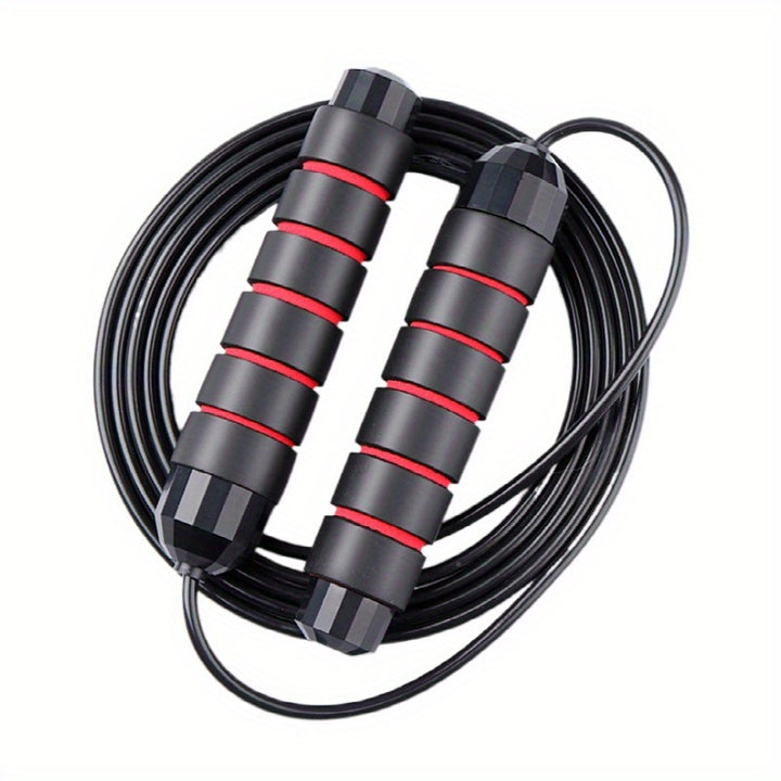 Weighted Speed Jump Rope with Memory Foam Handle for Effective Cardio and Weight Loss Training