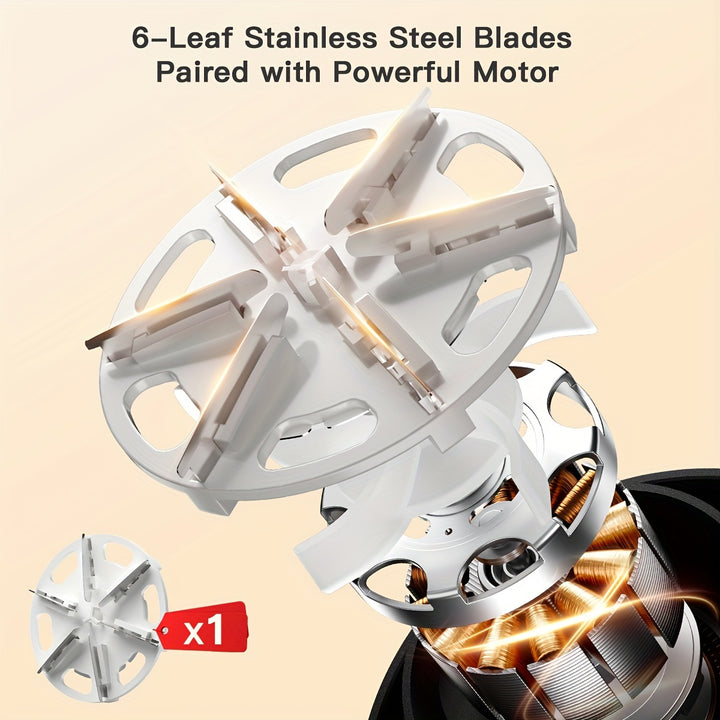 Cozy Clean, ColdSky Rechargeable Fabric Shaver with Digital Display, 6-Leaf Blades & Safety Lock, 3-Speed Adjustable Lint Remover for Clothes, Furniture & Blankets, USB Charging, Ergonomic Grip, Lint Remover Fabric Shaver