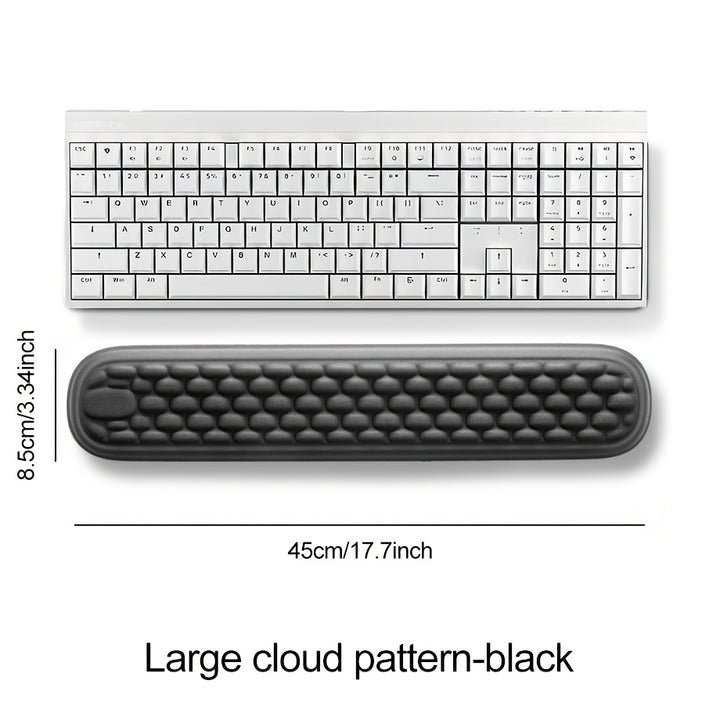 Soft Memory Foam Desk Ergonomic Keyboard and Mouse Wrist Rests: Comfortable Typing and Mousing Cushion Pads