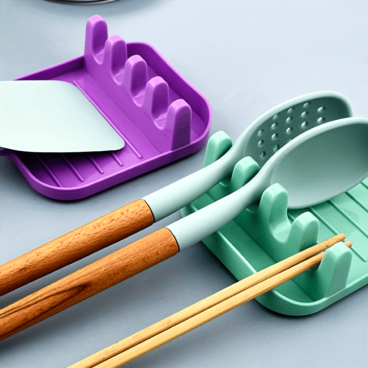 1pc Spoon Rest, Multi-purpose Utensils Holder, Spoon Shovel Rack, Pot Cover Rack, Spatula Rack Shelf, Kitchenware Rack For Restaurant Eid Al-Adha Mubarak