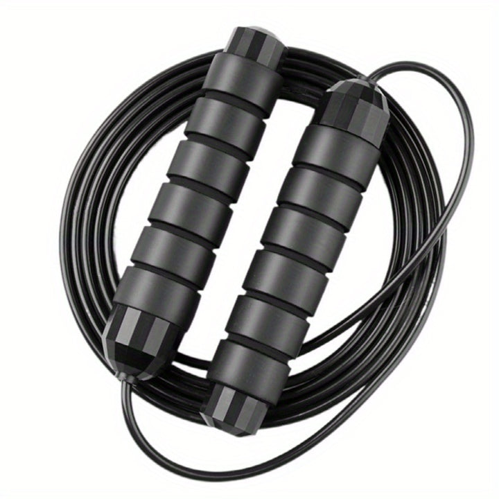 Weighted Speed Jump Rope with Memory Foam Handle for Effective Cardio and Weight Loss Training