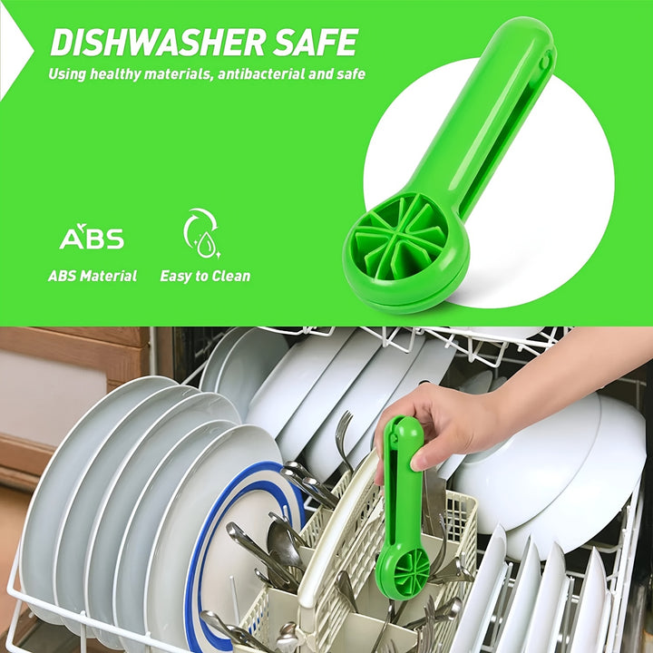 1pc, Grape Cutter, Tomato Cherry Strawberry Cutter, Green Multifunctional Vegetable And Fruit Cutter, No Blade, Creative Kids Supplies, Kitchen Gadget Kitchen Accessories