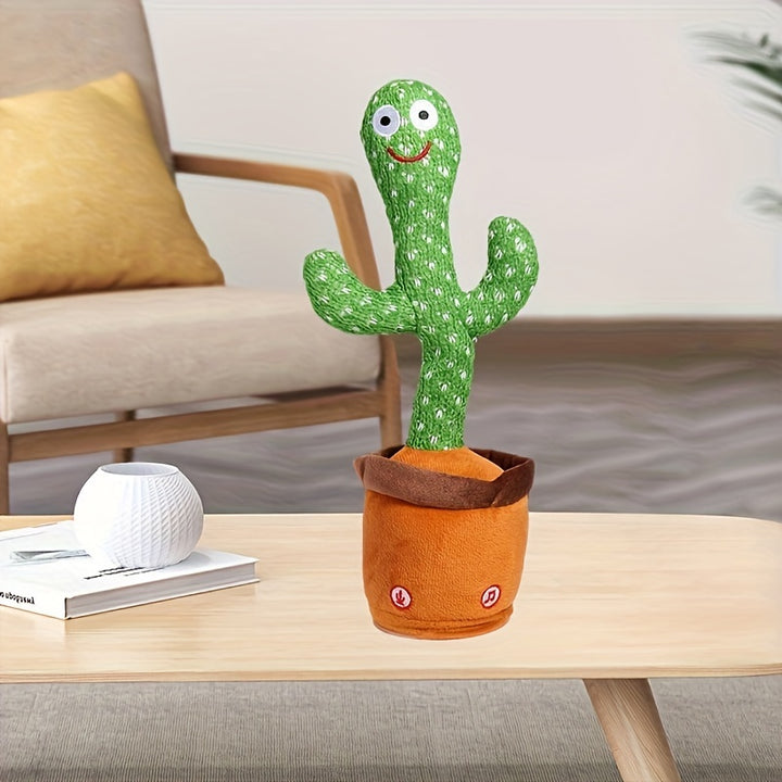 Dance Cactus Talking Cactus Toys, Dance Cactus Imitation Toys And LED English Singing Can Talk For 15 Seconds Recorder Music Toys Christmas, Halloween Gift