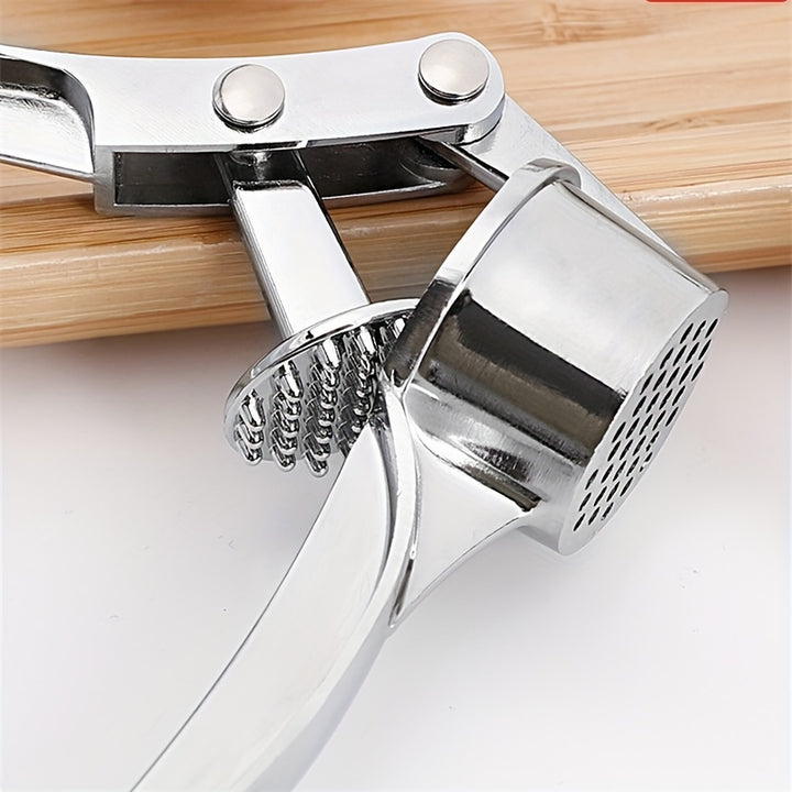1 Piece Metal Garlic Press, Manually Handheld Crusher for Ginger, Kitchen Tools and Accessories