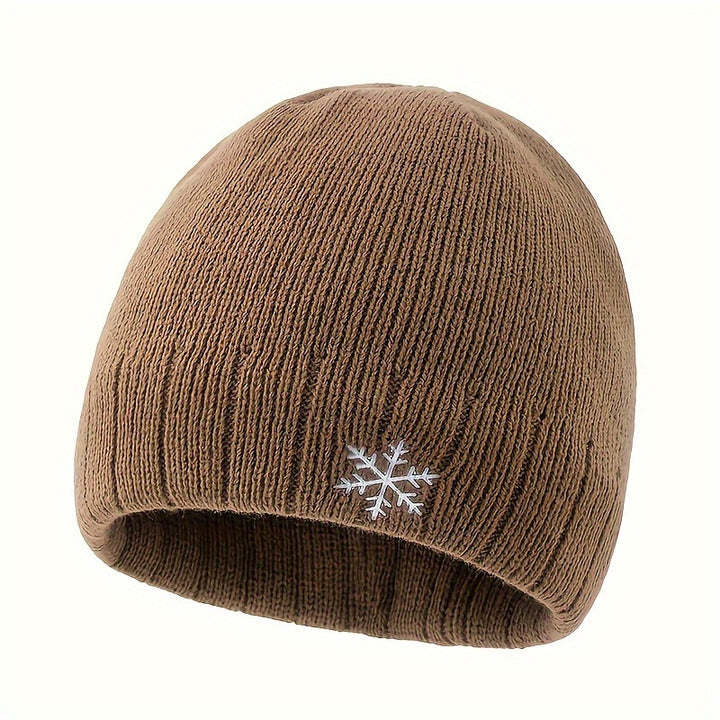Chapeau en mélange thermique épais en tricot polaire automne/hiver