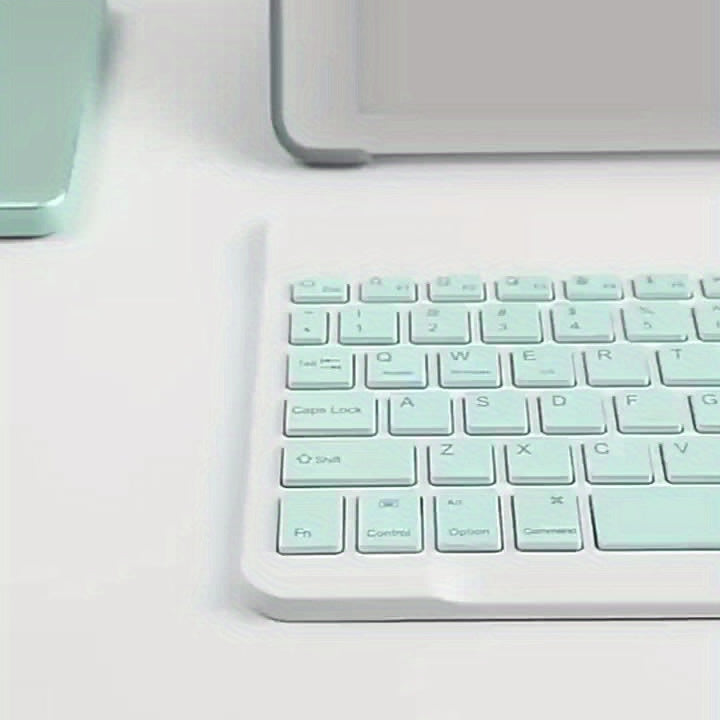 Ultra-Slim Wireless Keyboard And Mouse Set, Portable BT Keyboard And Mouse Combo, Suitable For IPad, Tablet, Laptop, Office Computer Keyboard.